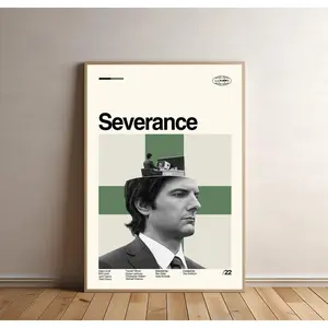Severance Poster, Severance Tv Series Poster, Movie Poster, Midcentury Art, Minimalist Art, Retro Poster, Vintage Poster, Home Decor