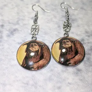 Handmade Ludo earrings from inspired by the 80s movie Labyrinth