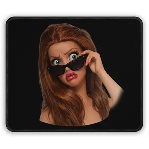 “Me in Every Meeting” Barb Mousepad