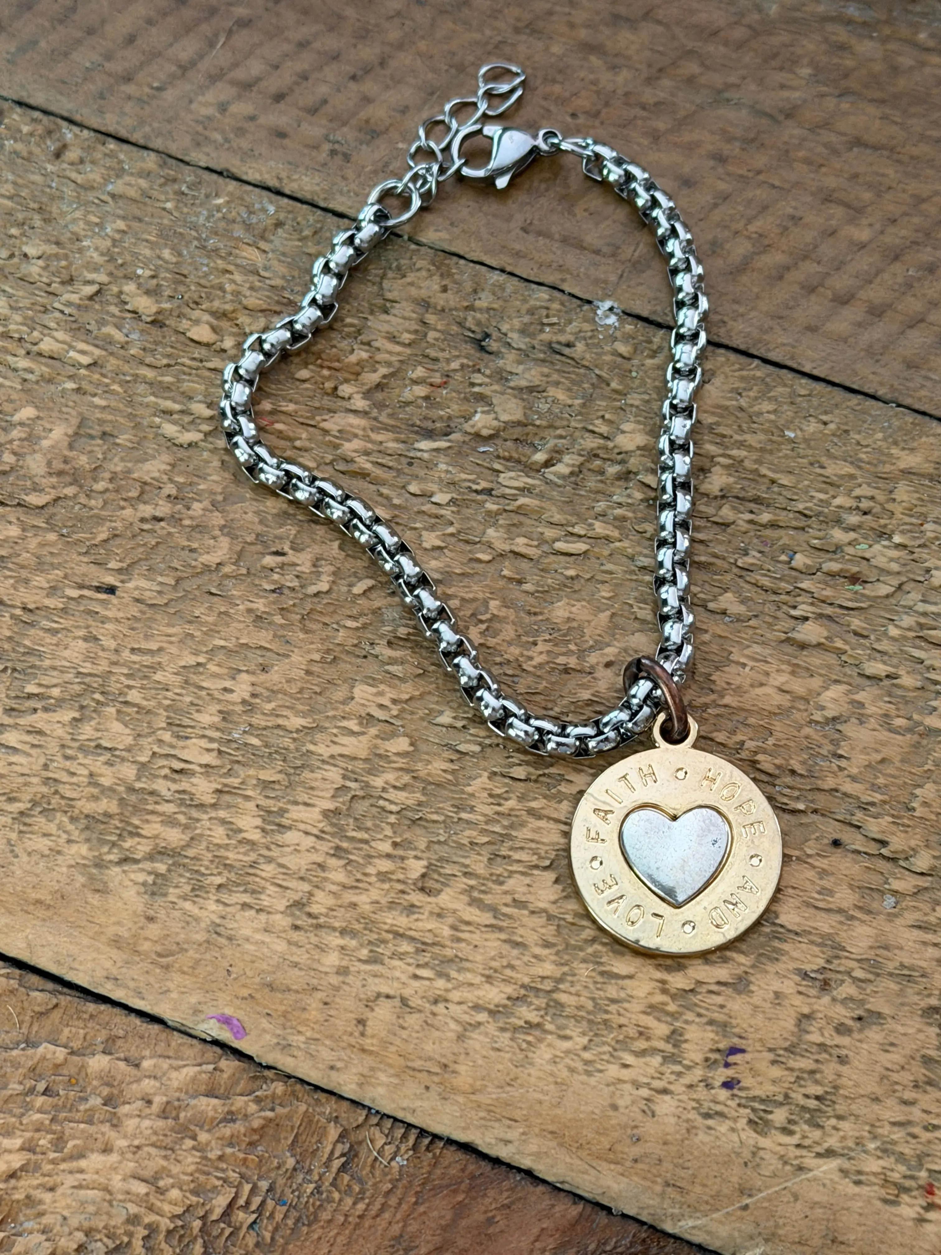 ALJ Original - Faith Hope Love Bracelet