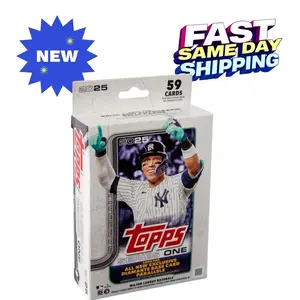 Topps 2025 Series One MLB Baseball - Hanger Box RIP & SHIP (59 Cards) chrome