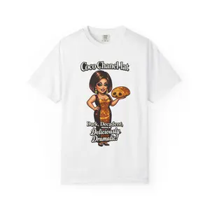 Coco Chanel-Hat Retro Diva T-Shirt — "Dark, Decadent, Deliciously Dramatic"