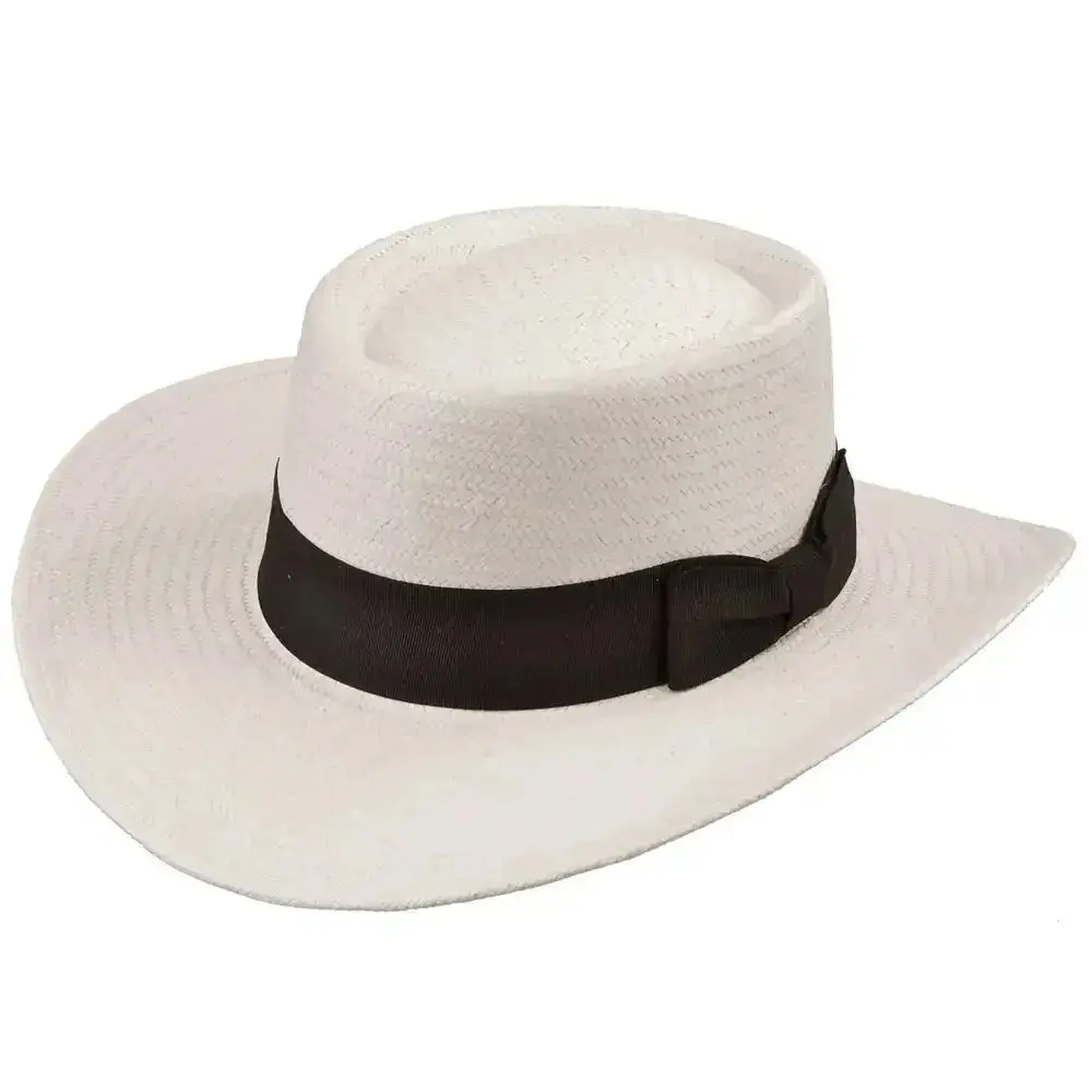 Deadwood Mason - Straw Gambler Hat Deadwood Mason - Straw Gambler Hat