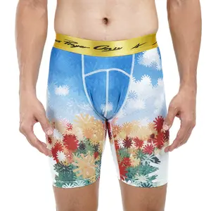 SPO XAIVIAN PRO 1/4 Length Compression Shorts Tulip & Water Lily