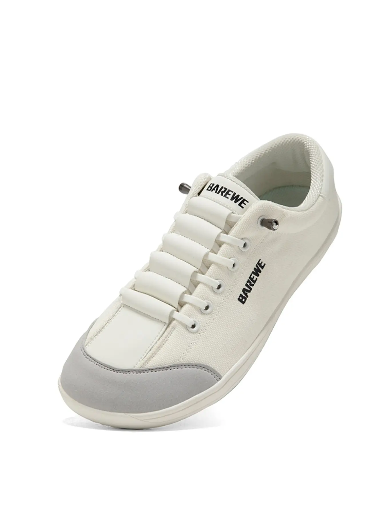 Barewe Unisex Zero Drop Casual Athletic Shoes, Natural Posture Improvement, Wide Toe Box Walking Sneakers, Lightweight Breathable Canvas & Textile Footwear