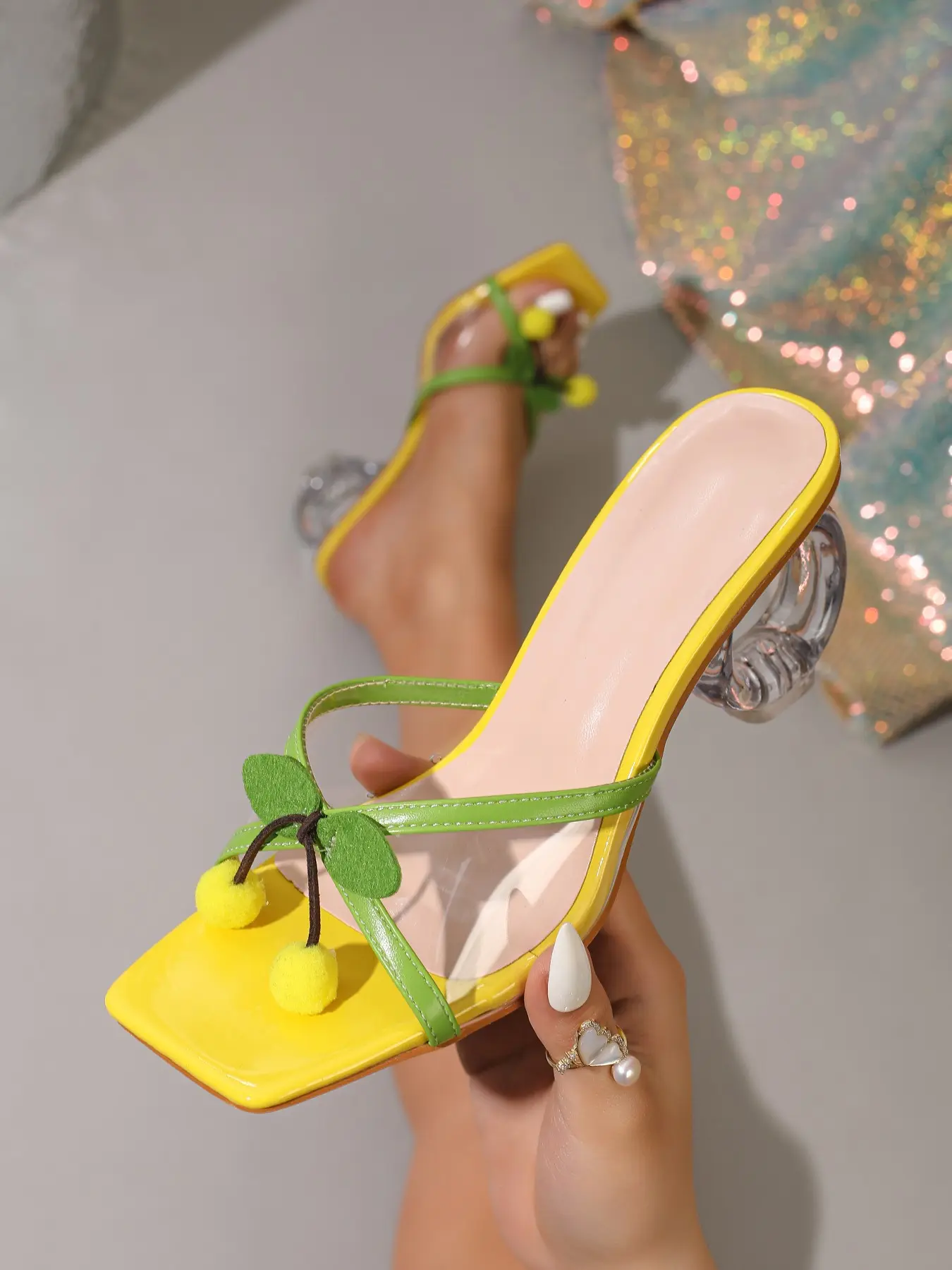 Women's Elegant High Heel Sandals, Fashion Summer Style, Perfect for Valentine's Party and Business Meetings, Trendy Design, Ideal Gift Choice