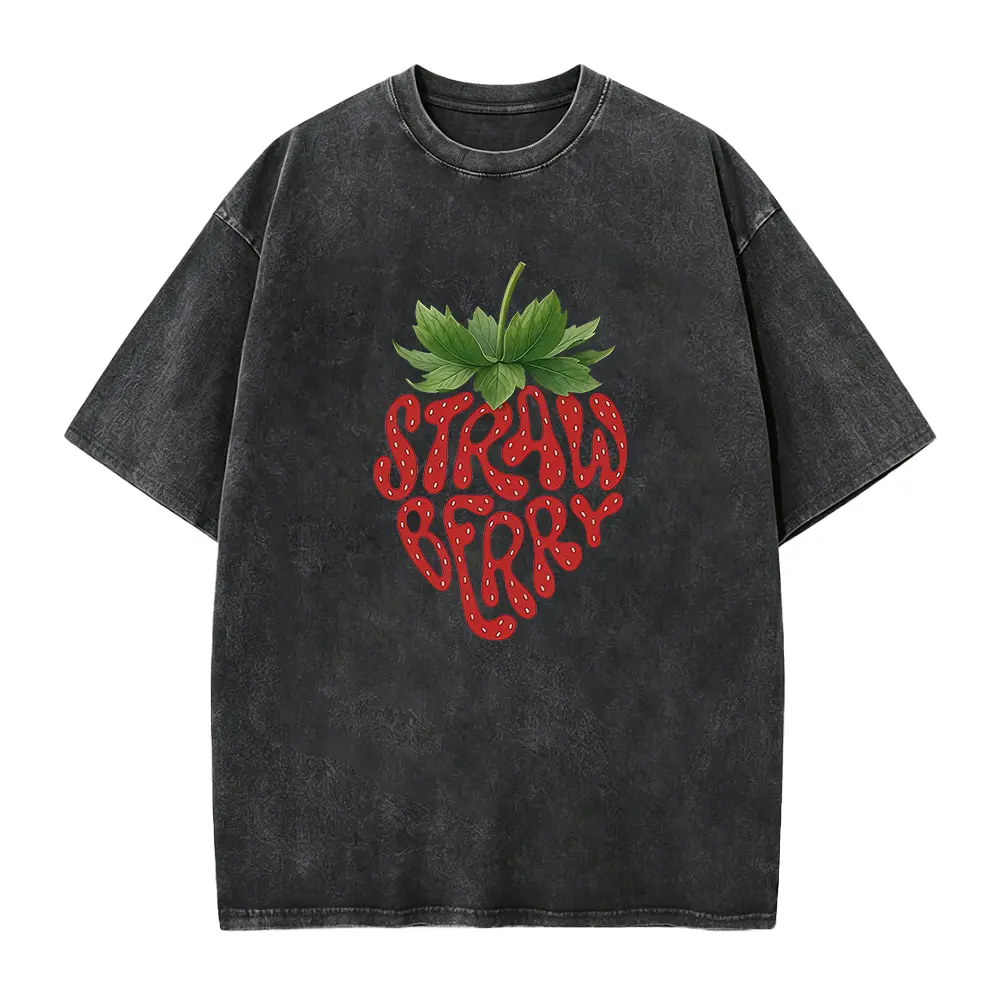 Strawberry Shirt Women, Strawberry Summer Shirt, Trendy Summer Aesthetic, Unisex T-shirt