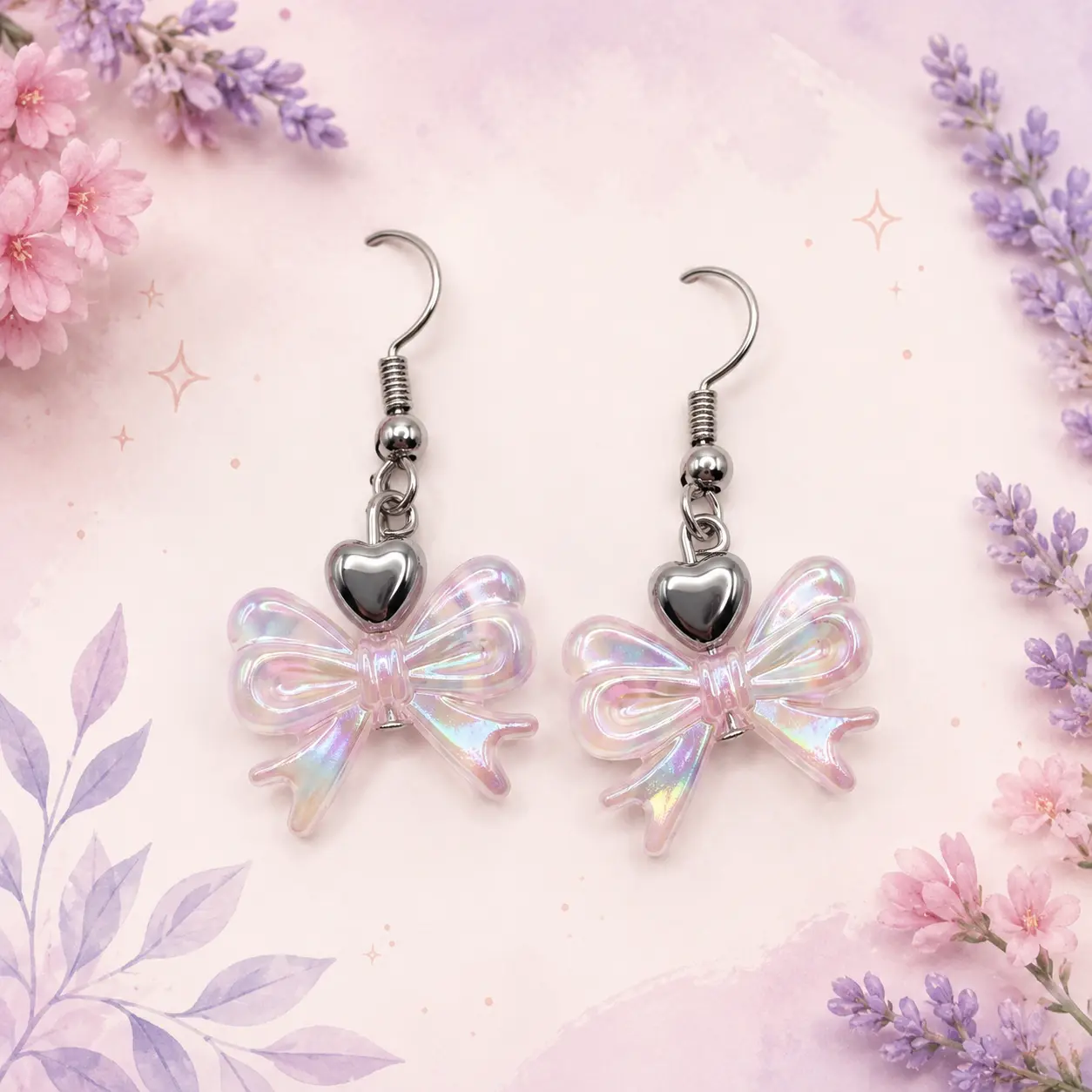 Blushing Bows Earrings