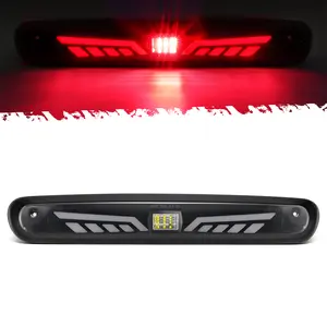 Partsam Eagle-Wing LED Brake Light 3rd Third with Strobe Function for 07-13 Chevy Silverado/Sierra 1500 2500HD 3500HD, DOT Compliant, 12V, LED Lights