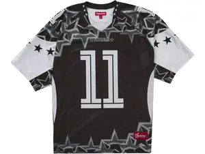 Supreme Stars Football Jersey Black