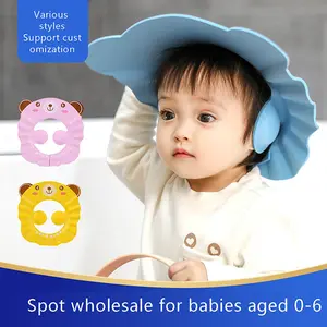Baby Bath Cap Shower Visor Protect Eye Ear Toddler Girls Boys Adjustable Waterproof Shampoo Hat