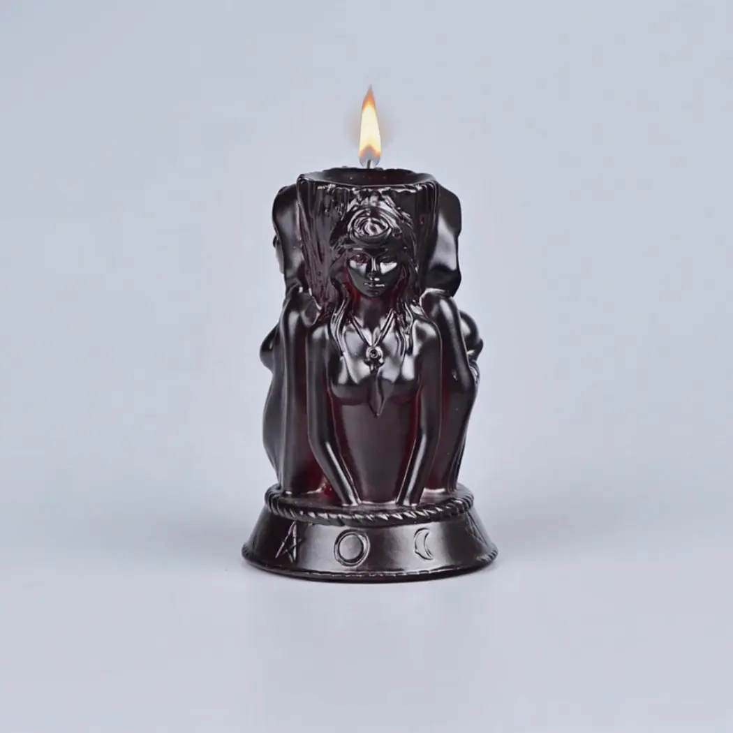Hekate Candle |Mother, Maiden, Crone| Goddess Candle| Hecate| Decoration