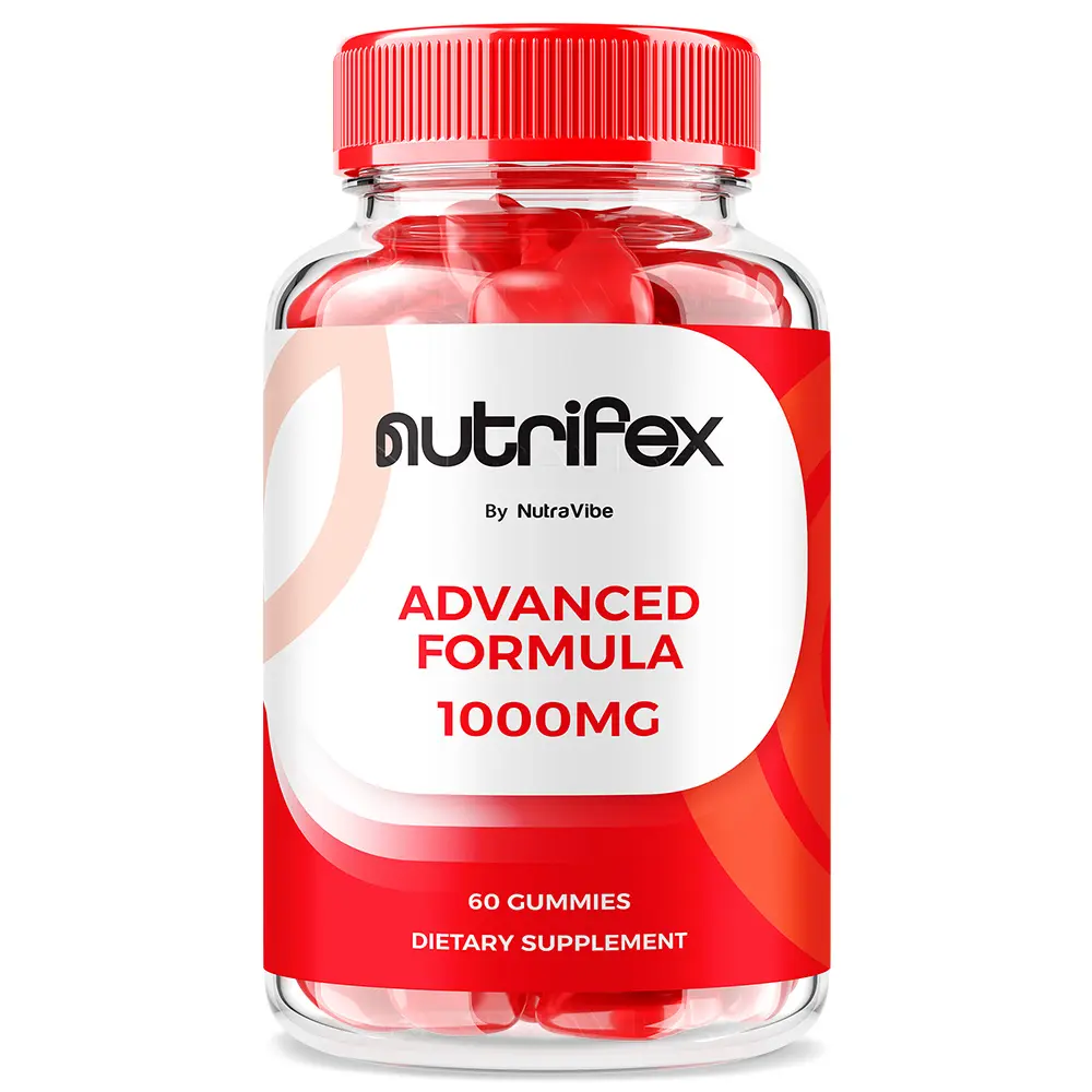 Nutrifex Gummies - Advanced Formula 1000mg Gummies with Natural Ingredients for Health & Wellness