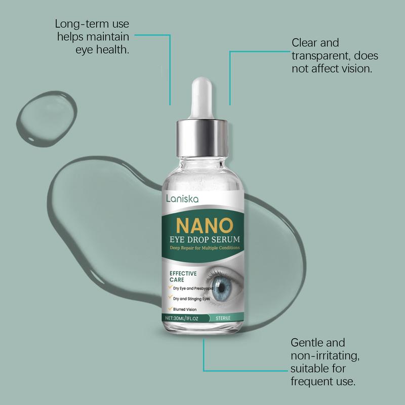Laniska Comfort Eye Drops Nano Eye Drop Serum for Dryness Relief Gentle Moisturization Daily Care Product
