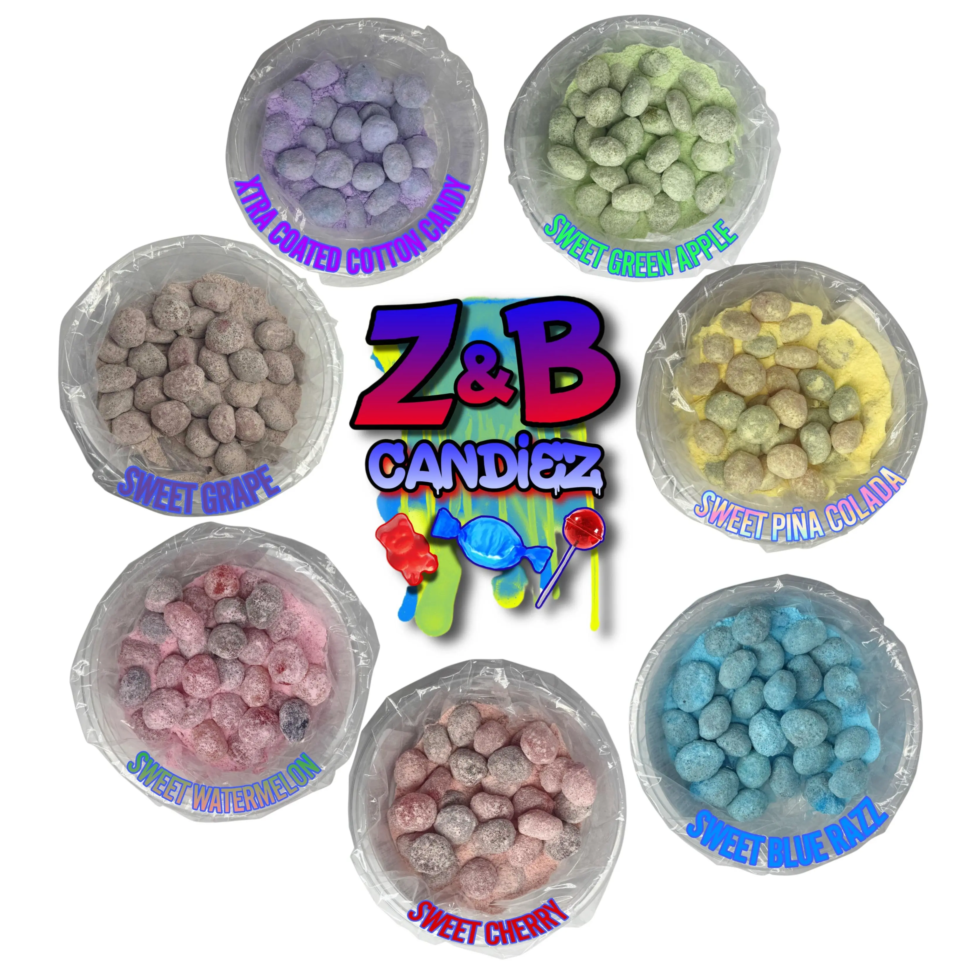 Z&B Gusherz (Multiple Flavors) (Multiple Sizes)