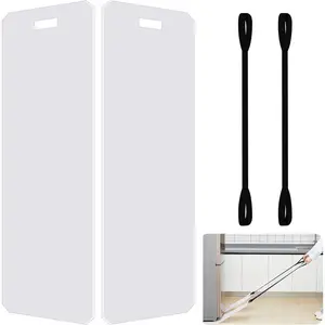 Furniture for Appliance Moving - 660LB Capacity, Non-Scratch Pads for Carpet, Tile & Floors, Includes Pull Strap (8"x48", 2-Pack)