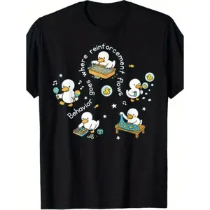 t shirt meme Men's Funny ABA Relax & RBT Graphic T-Shirt - Behavior Analyst & Special Education Teacher Apparel, Casual Fit Tee with Playful for all-Season Wear for RBTs, BCBA, ABA Providers