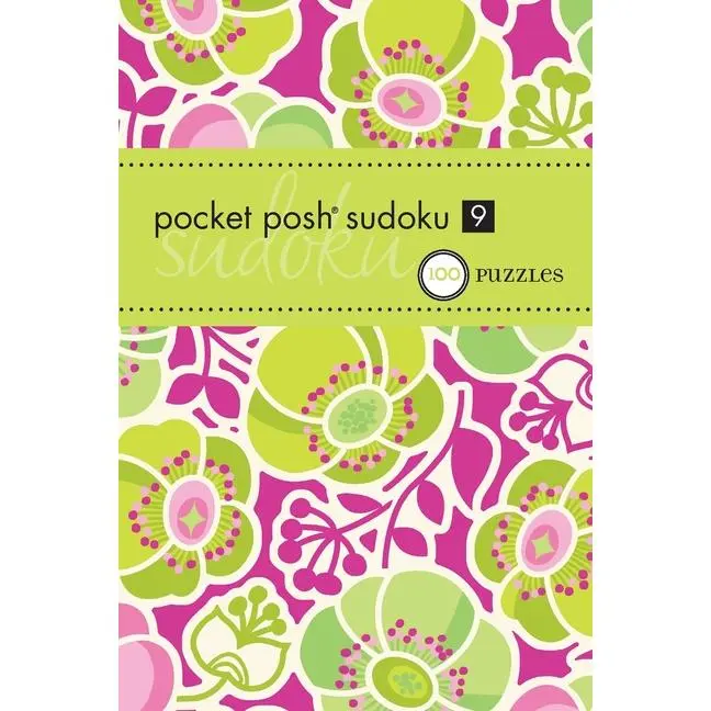Pocket Posh Sudoku 9: 100 Puzzles by The Puzzle Society (Paperback)