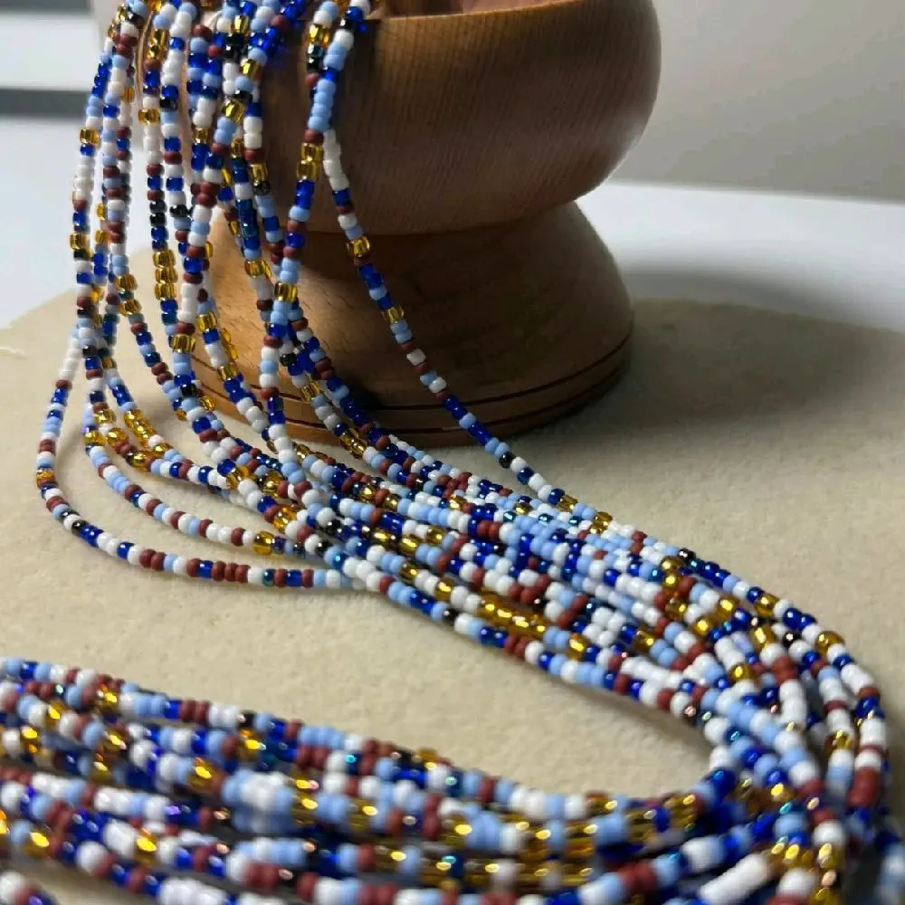 50" Tie On Waistbeads - Semi Permanent Waist Accessory for Daily Use