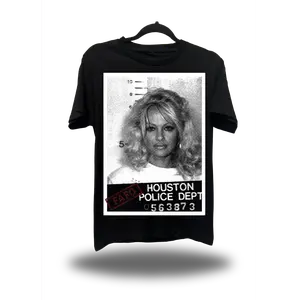 PAMELA ANDERSON- BLACK CLASSIC TEE