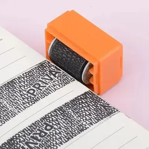 Roller Stamp for Confidentiality & Privacy Protection, Security Roller Stamp, 1 Count / 2 Counts Privacy Protection Roller Stamp, Identification Seal for Personal Information Protection, Office Supplies