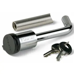 212 MAIN Trailer Hitch Lock - Heavy Duty Anti-Theft Lockable Accessory for Automotive, Motorcycle Receiver Pins Security