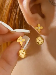 Elegant Long Dangle Earrings for Women, Lightweight Stainless Steel Jewelry, Versatile Fashion Accessory for Daily Wear & Special Occasions