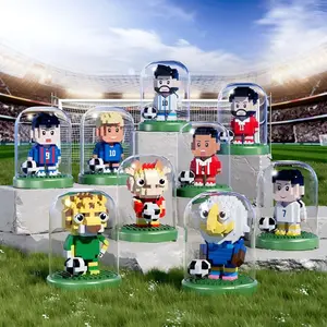 Football World Cup Building Block Set, Compatible Lego Blocks, Stem Decoration, Ideal Gift for Teens and Adults
