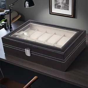 Elegant Watch Storage Display Box, Perfect Gift for Christmas and Valentine's Day, Dust-Proof Multi-Functional Jewelry Case, Bracelets