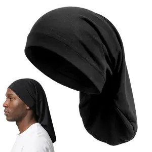 Jumbo Dreadlock Head Wrap Bonnet – Comfort Soft Sleeping Cap for Men Women Long Dreads
