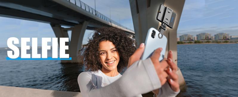 Selfie Light, Phone Light with Front & Back Clip, 60 LED Portable Light with 3 Light Modes, 3000mAh Rechargeable Video Light for Phone, iPhone, IPad, Laptop, Makeup, Live Stream, Vlog