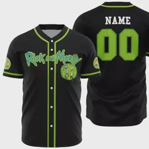 Rick And Rickandmorty Shirt Custom Baseball Jersey Personalized Gift
