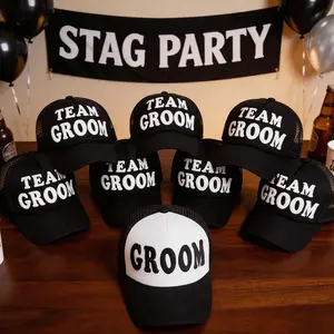 1pcs Groom Trucker Hat Bachelor Party Man Groomsman Gift Hen Night Party Supplies Decoration Favor Wedding Souvenirs for Groomsmen