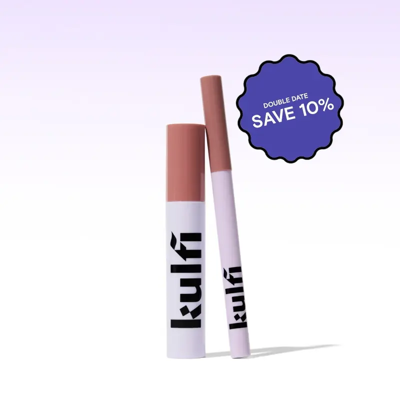 Double Date - Staining Lip Liner & Oil Duo Your Way - Up to 8hr Wear, Transfer-proof, No Peeling or Wiping Off Needed, Ultra-comfortable with Vitamin E