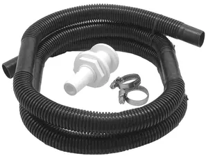 Shoreline Marine SL52253 All-in-One Boat Bilge Pump Plumbing Kit with Hose
