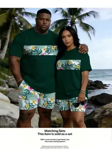 NEW! Stylish, unisex casual tops and bottoms—perfect beachwear for couples—ideal for vacations and travel, as well as comfortable sleepwear for both men and women. The perfect gift for your significant other.