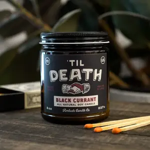 'Til Death | Black Currant Soy Candle