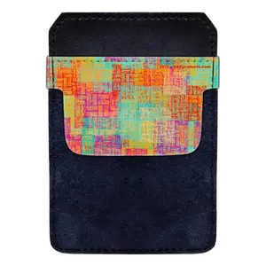 DekoPokit™ Leather Bottle Opener Pocket Protector w/ Designer Flap - Chalk Art