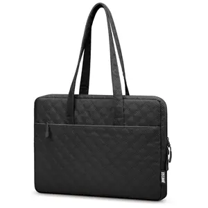 15 15.6 Inch Laptop Bag, 360 Protective Case Messenger Bag Computer Sleeve Waterproof Briefcase for MacBook Pro 15/16 and 15-15.6 Inch Acer ASUS Lenovo HP Laptop Notebook, Business Computer Bag