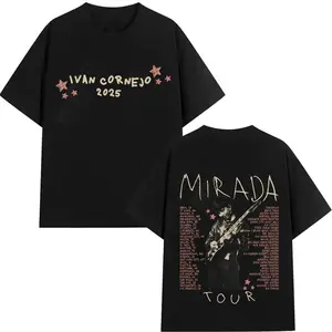 Ivan Cornejo 2025 Mirada Tour T-shirt, Vintage Y2K Graphic Tee, Ivan Cornejo Mirada 2025 Tour Parte 2 Tê, Streetwear Casual, Summer Style