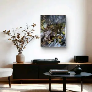 Alcohol Ink Resin Art 24x30 Abstract Wall Art for Living Room Decor Modern Home Decorative Piece