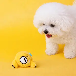 Meet the Cutest Monster! Parji Single-Eyed Monster Dog Toy - The Food-Dispensing Squeaky Toy Your Puppy Will Love gift surprise Strawberry Shortcake Bat Dragon Plush Outdoor Interactive Bungee Bite Resistant Inflatable Balls Set