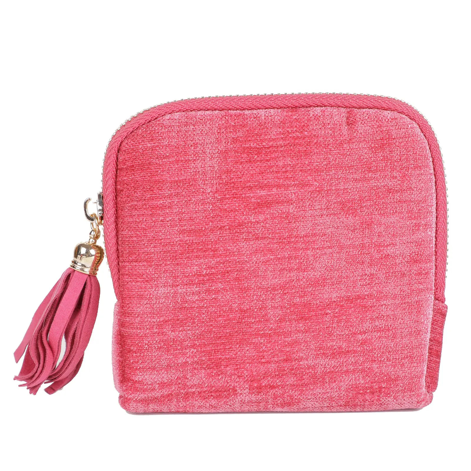 Azalea Pink Soft Velvet Bag