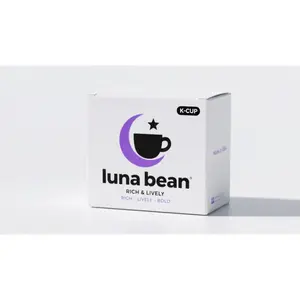 Luna Bean 12 Pack Single Serve K Cups - Rich & Lively Coffee Flavor, Made in U.S.A.