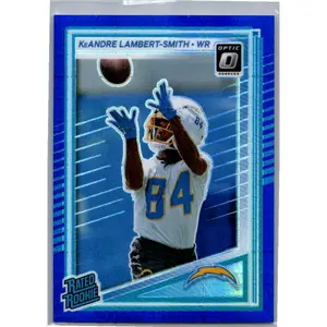 2025 Donruss Optic #271 KeAndre Lambert-Smith Blue Hyper