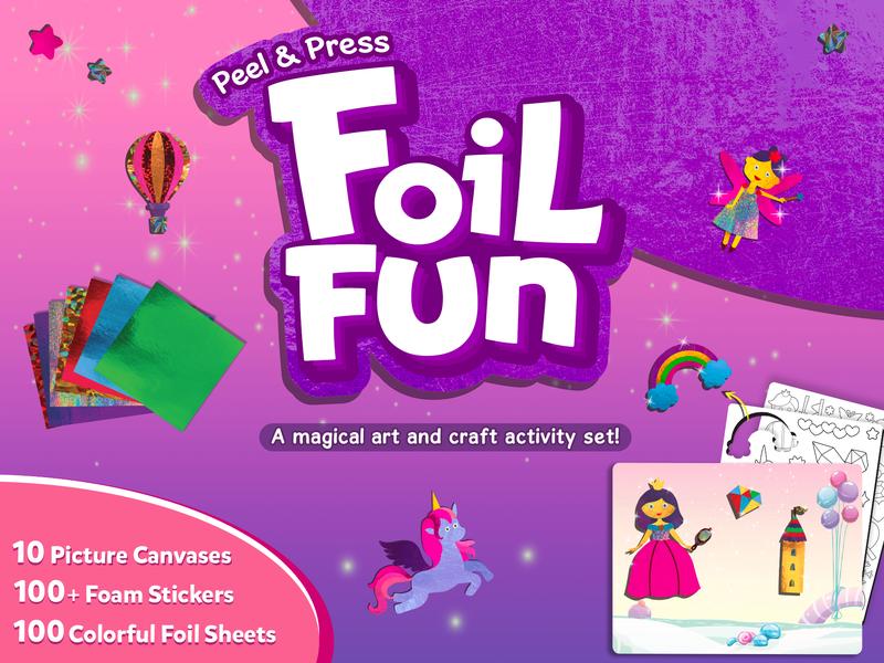 Skillmatics Foil Fun - Art & Craft Activity, Mess Free Art, DIY Creative Kit for Kids Ages 4 and up Skillmatics Foil Fun - Art & Craft Activity, Mess Free Art, DIY Creative Kit for Kids Ages 4 and up