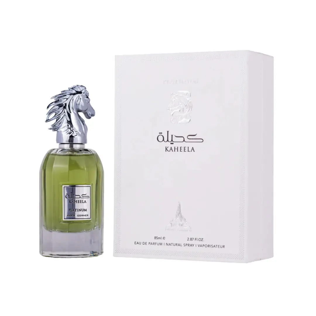 Paris Corner Kaheela Platinum Eau de Parfum 85ml, Unisex Citrus Floral Fragrance with Notes of Lemon, Lavender, Amber & Vanilla, No, Lavender Blend