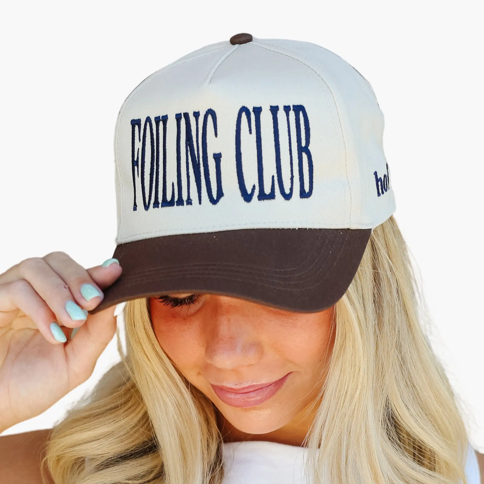 Mocha "Foiling Club" Hat