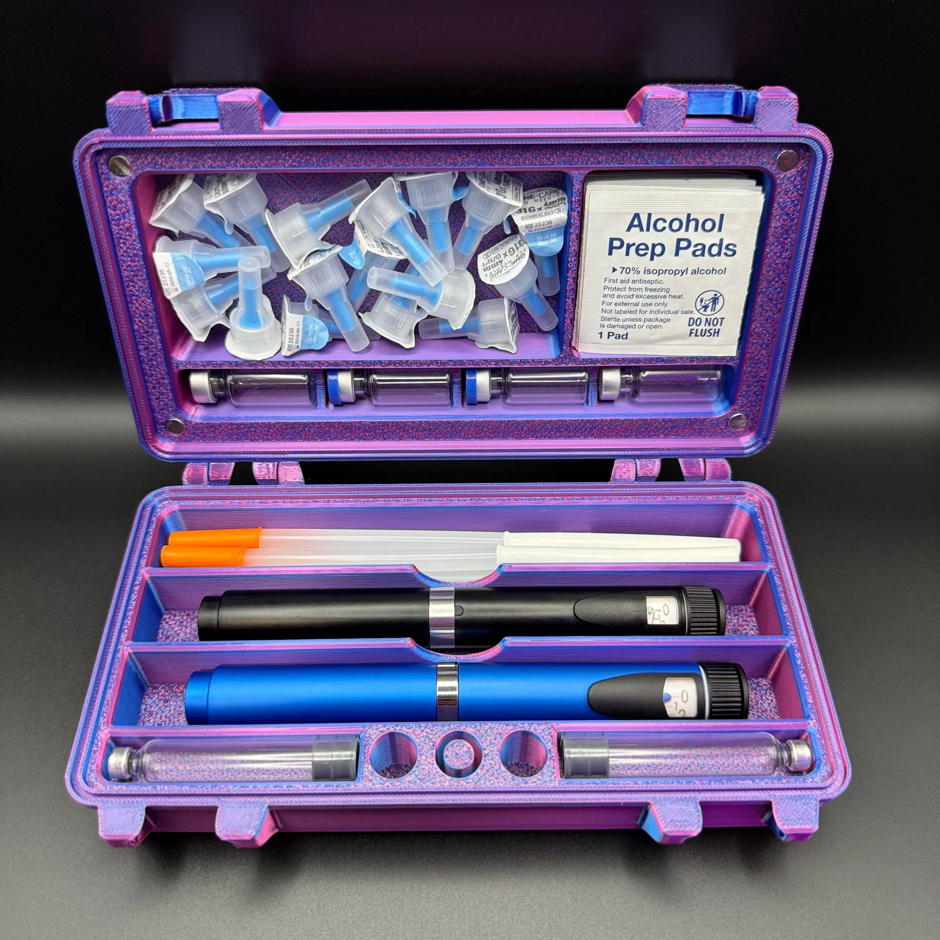 2 Pen Peptide Compact Case With Built In Primer