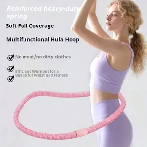 Silent Fitness Ring, Waist Hula Hoop, Full Coverage No Waist Compression, New Workout Method, Sweat Abdomen, Strengthen Abs, Best Gift for Mom, Wife, Daughter